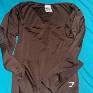 Gymshark Chocolate Long Sleeve Top
